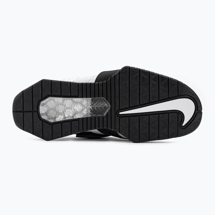 Scarpe da sollevamento pesi Nike Romaleos 4 bianco/nero 5