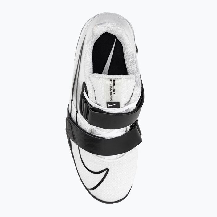 Scarpe da sollevamento pesi Nike Romaleos 4 bianco/nero 6