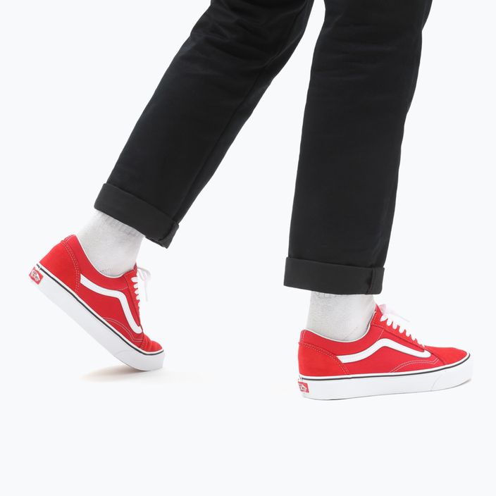 Scarpe Vans UA Old Skool rosso corsa/bianco autentico 2