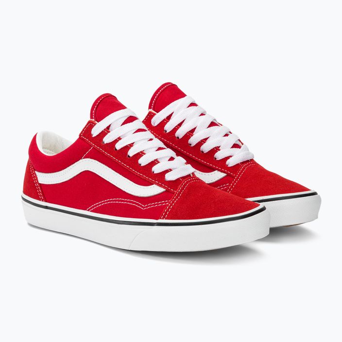 Scarpe Vans UA Old Skool rosso corsa/bianco autentico 5