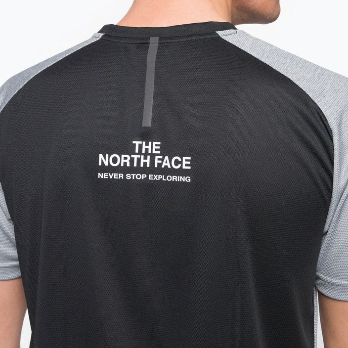 Maglietta da trekking da uomo The North Face MA grigio chiaro hthr/nero 6