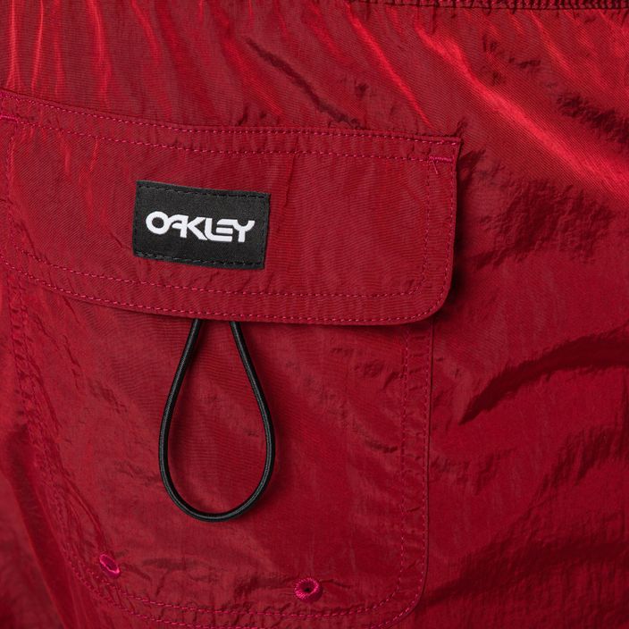 Pantaloncini da bagno Oakley All Day B1B 16" linea rossa da uomo 4