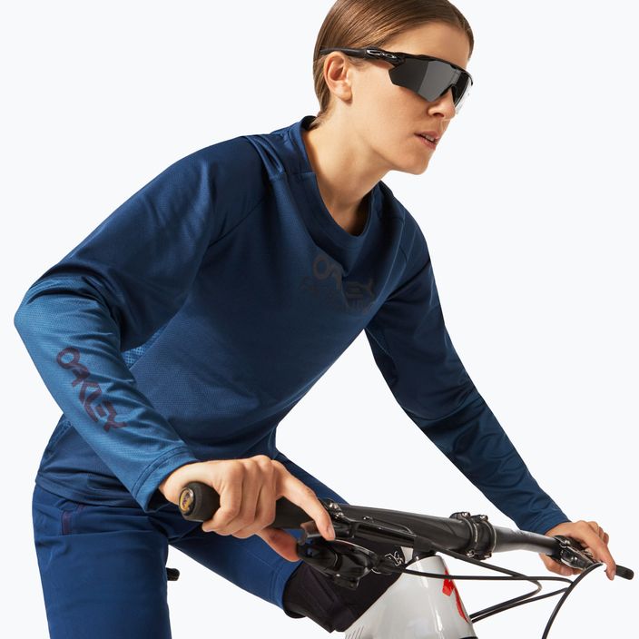 Oakley WMNS Factory Pilot poseidon ciclismo donna a maniche lunghe 3