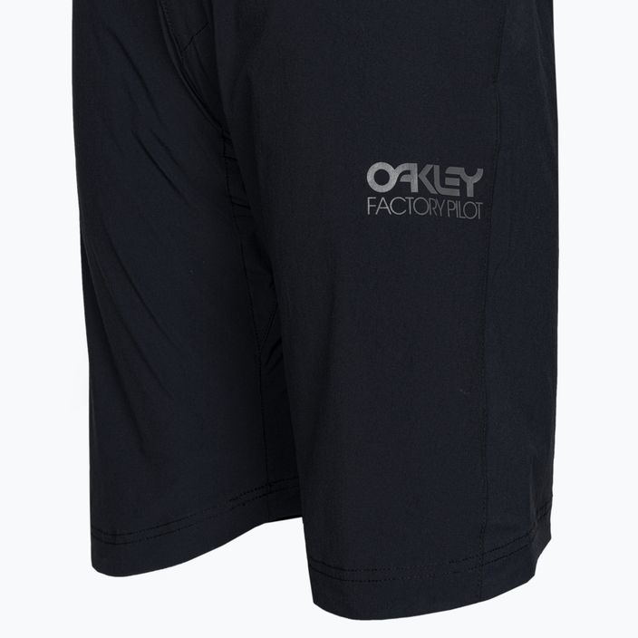 Pantaloncini da ciclismo Oakley Drop In MTB blackout da donna 5