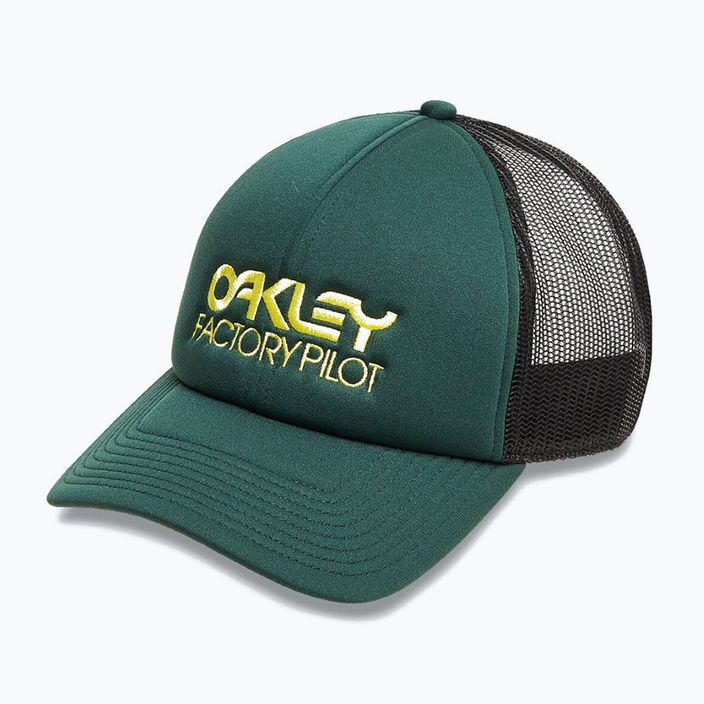 Oakley Factory Pilot Trucker, berretto da baseball da uomo verde scuro 5