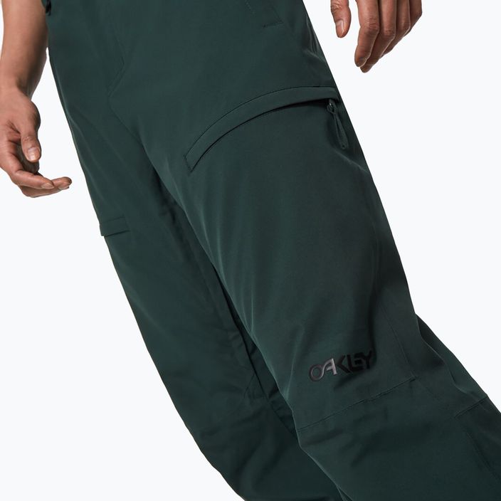 Pantaloni da snowboard Oakley Axis Insulated da uomo, verde scuro 6
