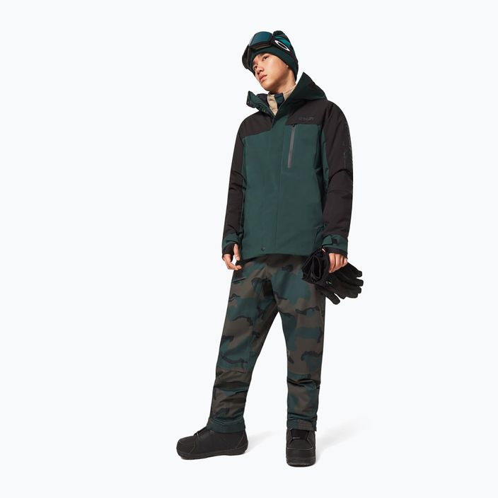 Giacca da snowboard Oakley TNP TBT Insulated verde hunter/blackout da uomo 2