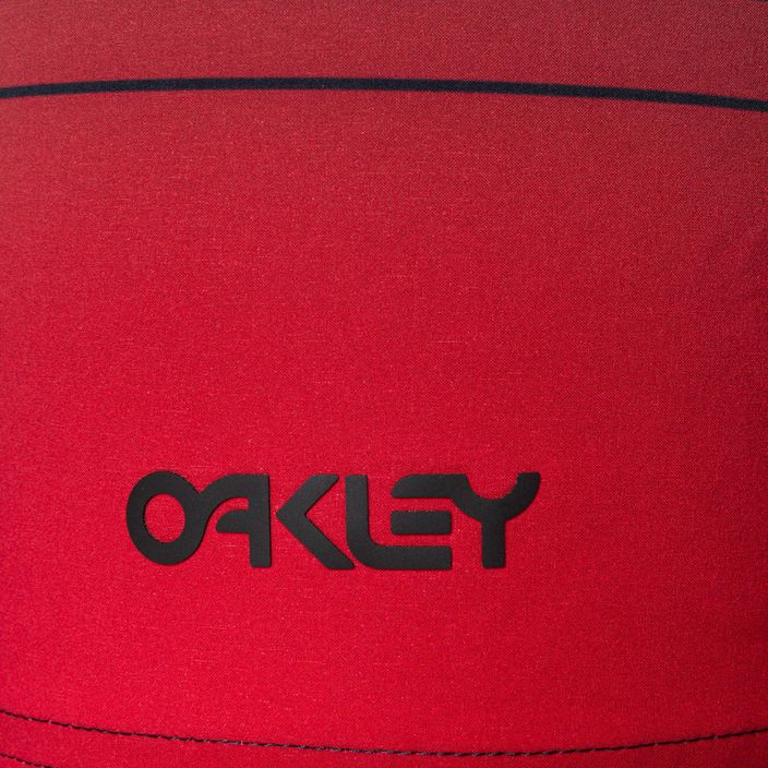 Pantaloncini da bagno Oakley Fade Out RC 21" a strisce nere/rosse da uomo 3
