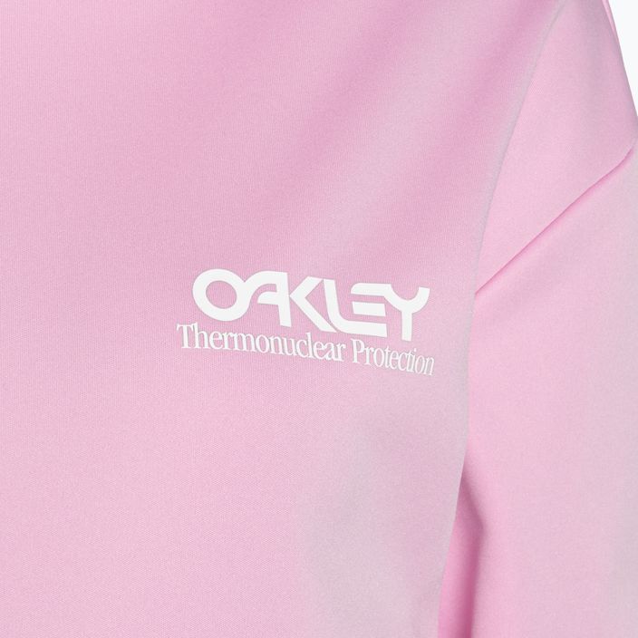 Felpa Oakley Park RC Softshell da donna con cappuccio a fiori rosa per lo snowboard 12
