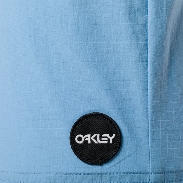 Pantaloncini da bagno Oakley Oneblock 18" stonewash blue da uomo 3