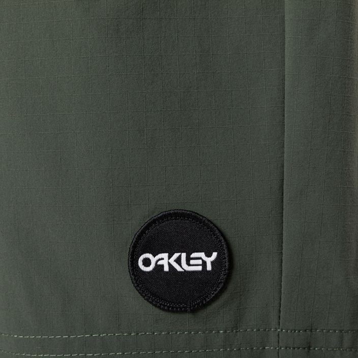 Pantaloncini da bagno Oakley Oneblock 18" nuovi e scuri da uomo 3