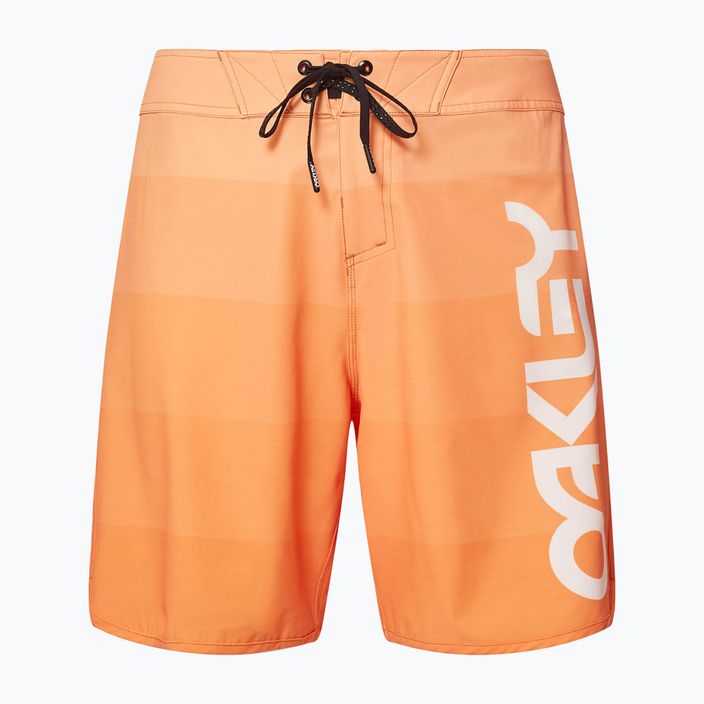 Pantaloncini da bagno Oakley Retro Mark 19" da uomo in morbido arancione 4