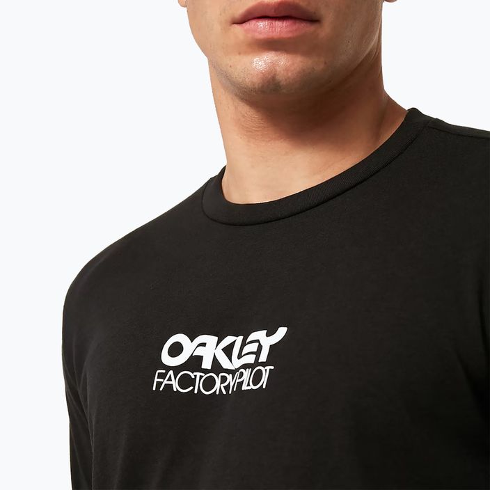 Maglietta da ciclismo Oakley Factory Pilot Tee blackout da uomo 5