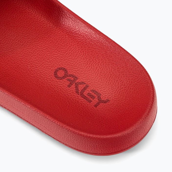 Infradito Oakley B1B Slide 2.0 linea rossa da uomo 8