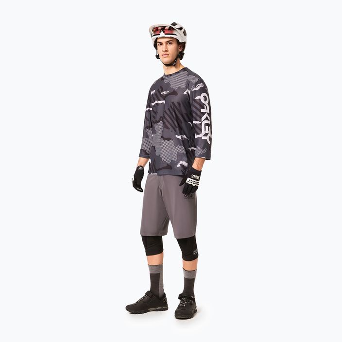 Pantaloncini da ciclismo Oakley Factory Pilot Lite I uniform grey da uomo 2