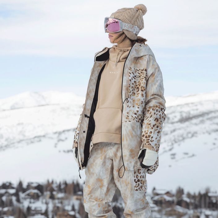 Oakley TC Juno Reduct Shell giacca da snowboard da donna cheeta td print 7