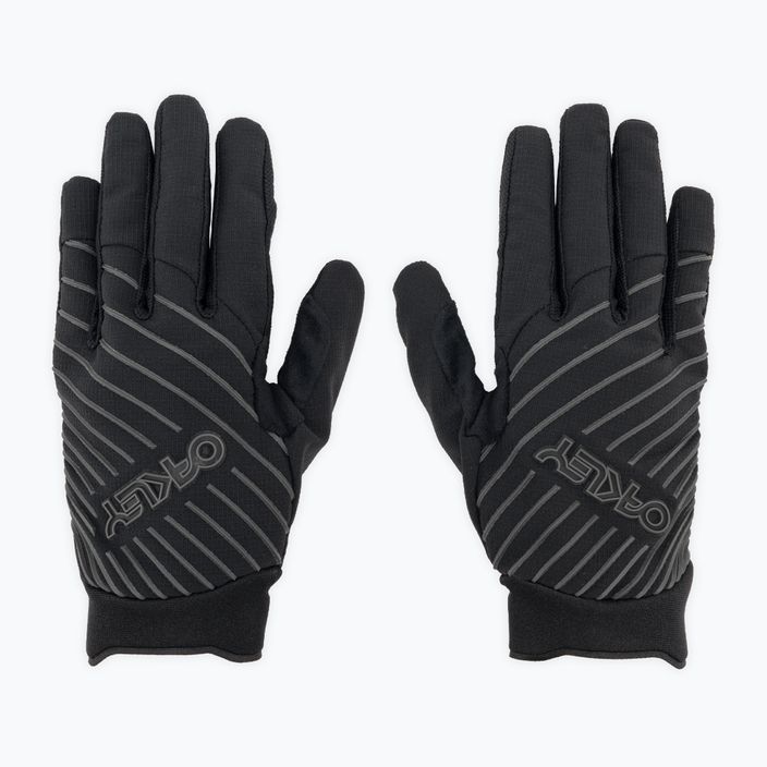 Oakley Drop In MTB Glove 2.0 blackout/uniform grey guanti da ciclismo da uomo 3