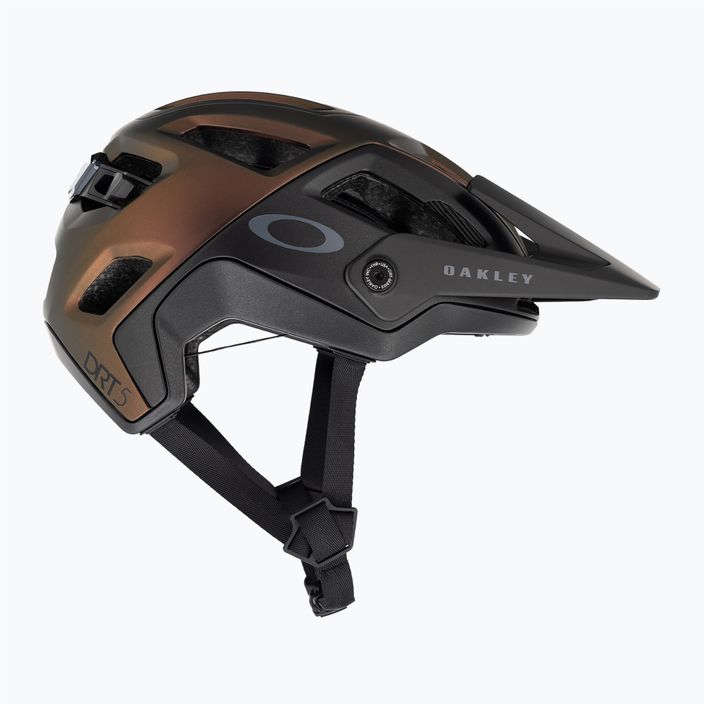 Oakley Drt5 Maven EU casco da bici nero satinato/bronzo colorshift 4