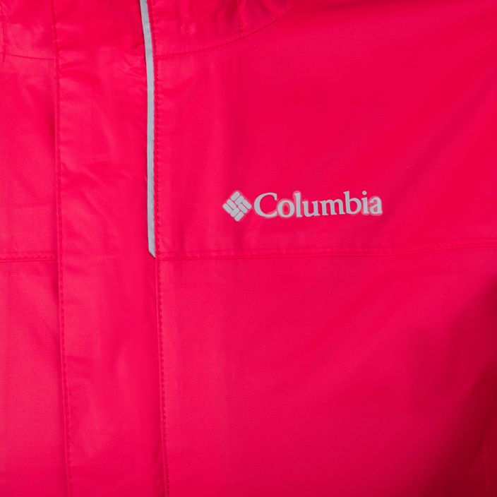 Giacca da pioggia Columbia Watertight mountain red per bambini 3