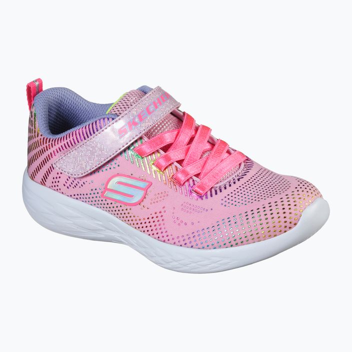 SKECHERS Go Run 600 Shimmer Speeder scarpe da bambino rosa chiaro/multi 11