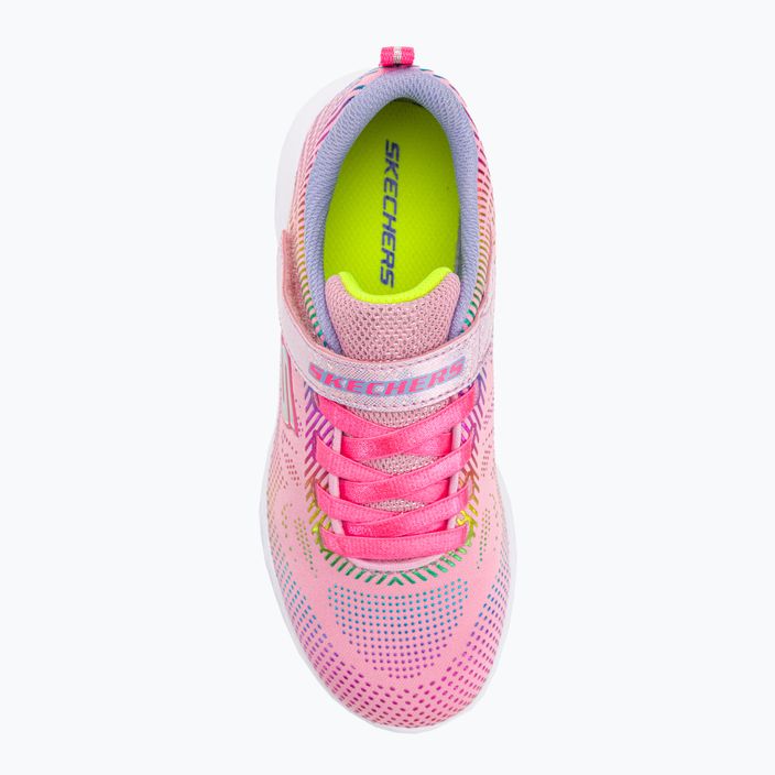 SKECHERS Go Run 600 Shimmer Speeder scarpe da bambino rosa chiaro/multi 6