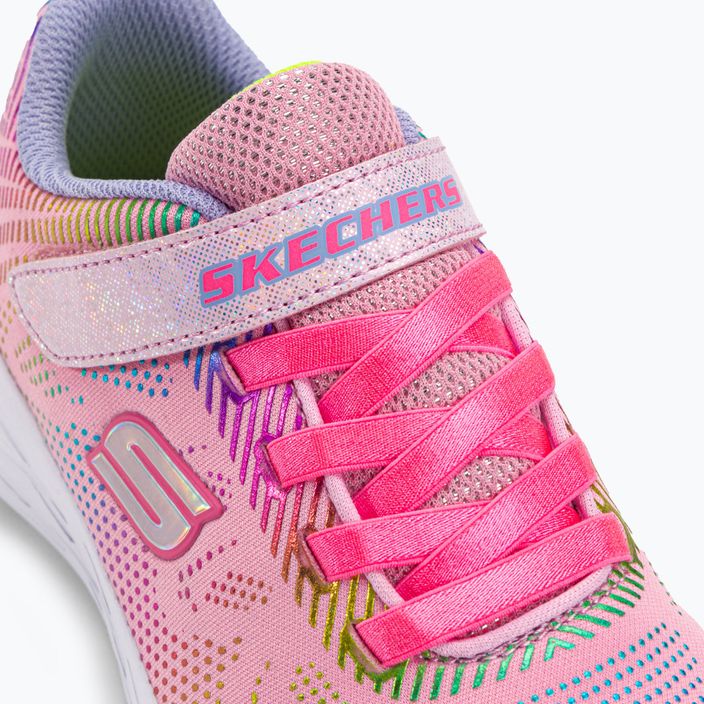 SKECHERS Go Run 600 Shimmer Speeder scarpe da bambino rosa chiaro/multi 8
