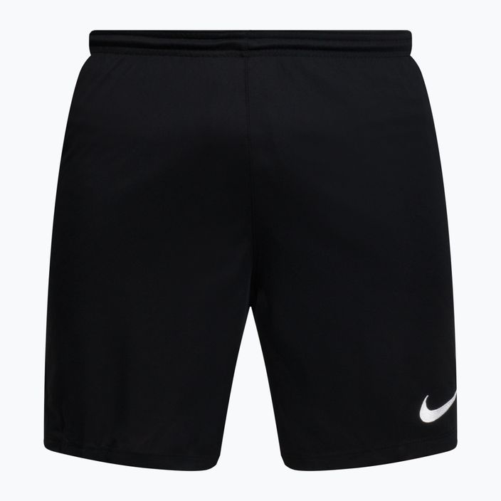 Pantaloncini da allenamento Nike Dri-Fit Park III Knit Uomo nero/bianco