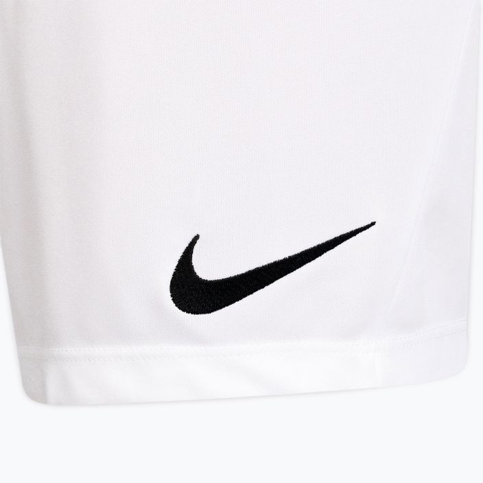 Pantaloncini da allenamento Nike Dri-Fit Park III Knit da uomo, bianco/nero 3
