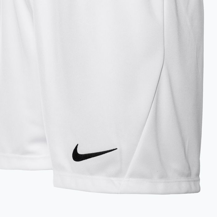Pantaloncini da calcio Nike Dri-FIT Park III Knit da donna, bianco/nero 3
