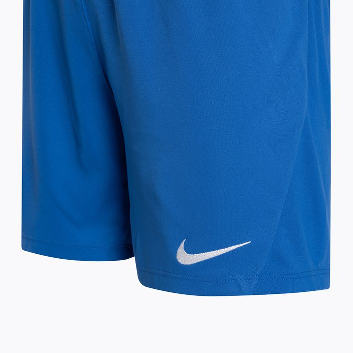 Pantaloncini da calcio Nike Dri-FIT Park III Knit da donna blu reale/bianco 3