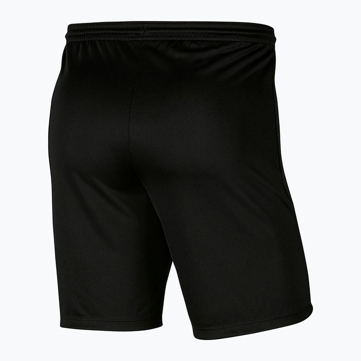 Pantaloncini da calcio Nike Dri-Fit Park III Knit Bambino Jr nero/bianco 2