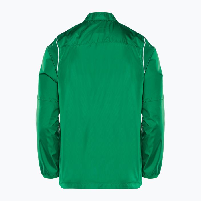 Giacca da calcio per bambini Nike Park 20 Rain Jacket verde pino/bianco/bianco 2