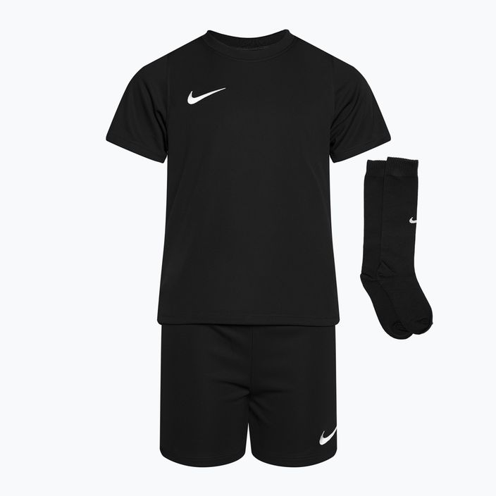 Set da calcio Nike Dri-FIT Park Little Kids nero/nero/bianco