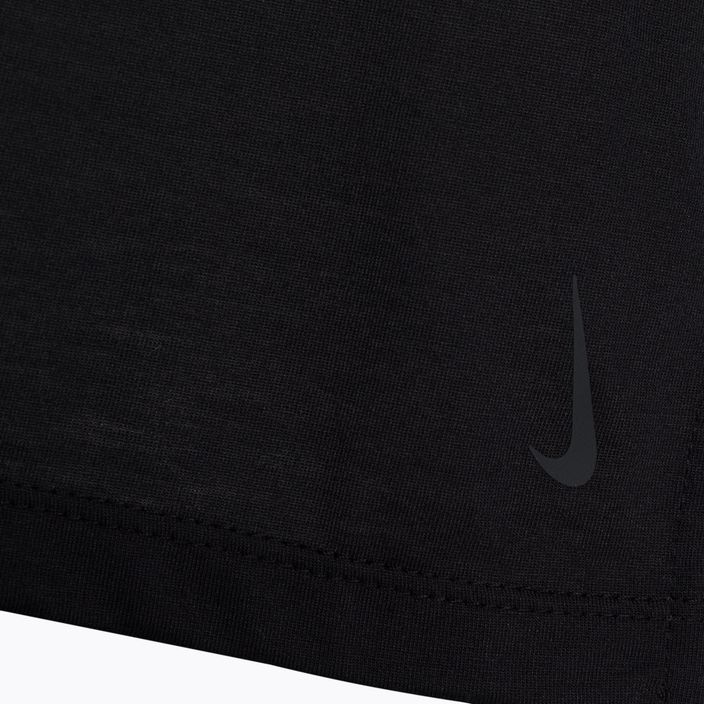Maglietta da allenamento da donna Nike NY Dri-Fit Layer Top nero/grigio fumo scuro 3