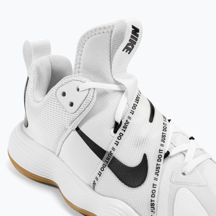 Nike React Hyperset scarpe da pallavolo bianco/nero/gum marrone chiaro 11