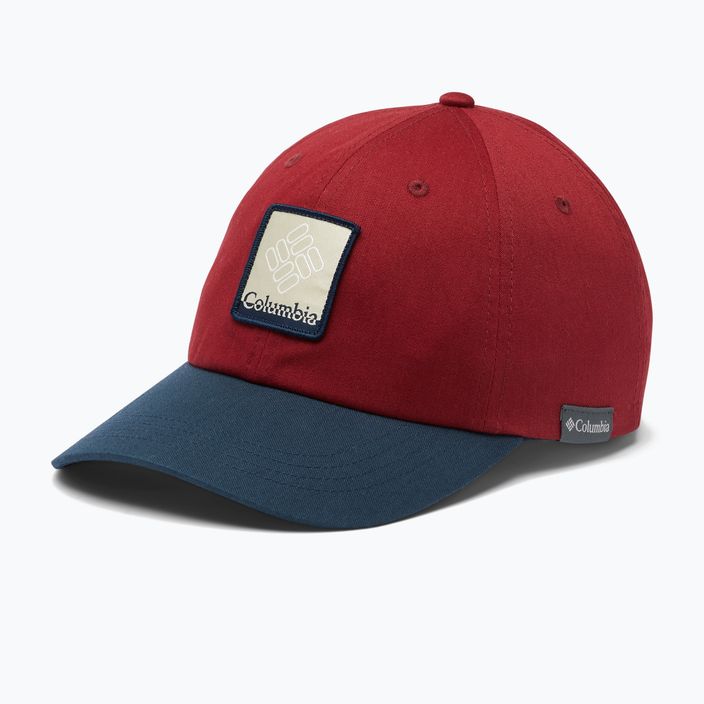 Cappello da baseball Columbia Roc II Ball red jasper/coll navy/gem patch 6