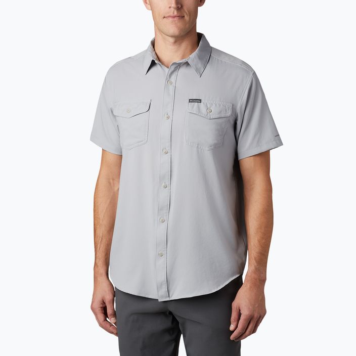 Columbia Utilizer II Solid camicia da uomo columbia grigio