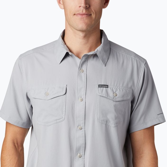 Columbia Utilizer II Solid camicia da uomo columbia grigio 4