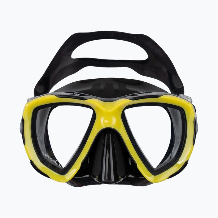 Maschera da snorkeling Mares Trygon giallo/nero 7