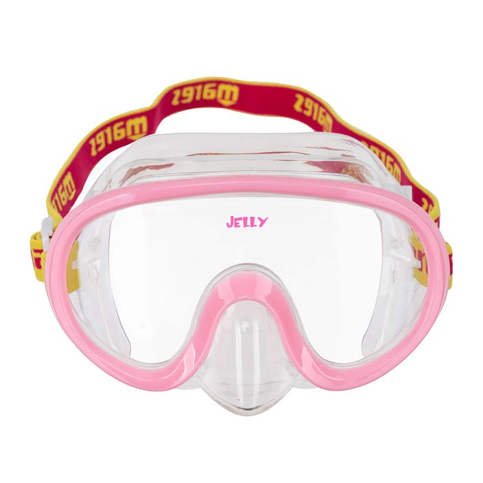 Maschera snorkeling per bambini Mares Jelly rosa/giallo/chiaro 2