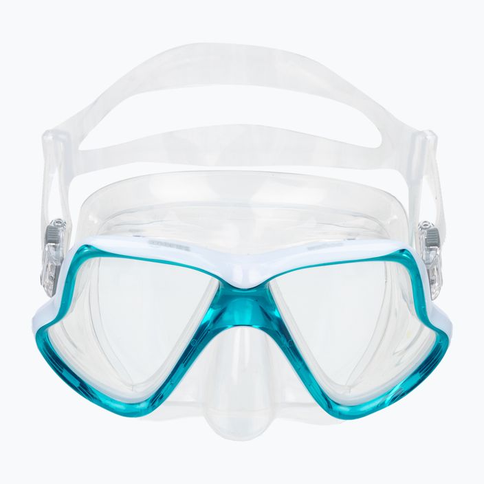 Maschera da snorkeling Mares Wahoo aqua/clear 2