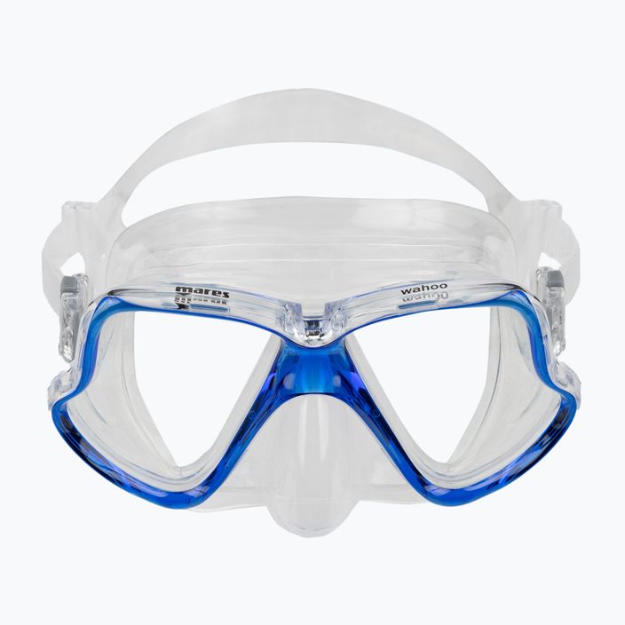 Maschera da snorkeling Mares Wahoo blu/chiaro 2