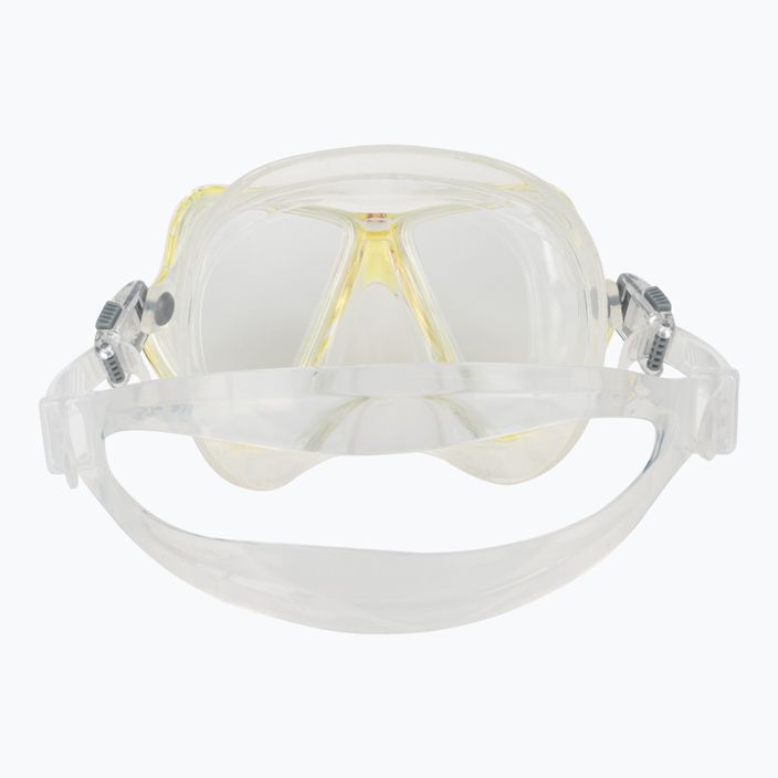 Maschera da snorkeling Mares Wahoo giallo/chiaro 5