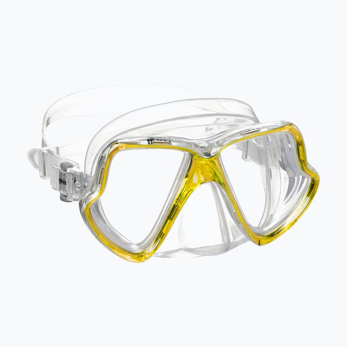 Maschera da snorkeling Mares Wahoo giallo/chiaro 6