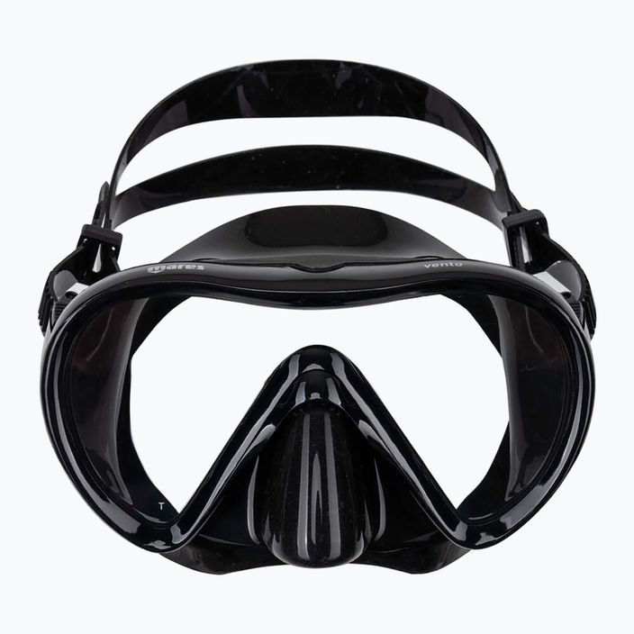 Maschera da snorkeling Mares Vento nero/nero 2