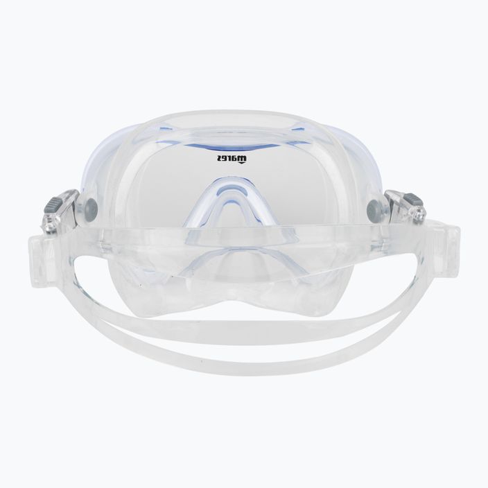 Maschera da snorkeling Mares Vento SC trasparente/blu per bambini 5