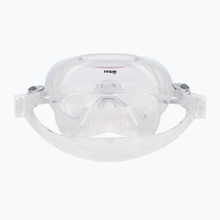 Maschera snorkeling Mares Vento SC trasparente/rosa per bambini 5