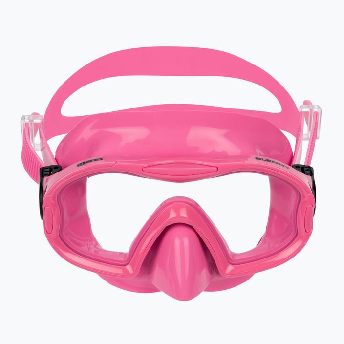 Maschera subacquea Mares Blenny rosa per bambini 2