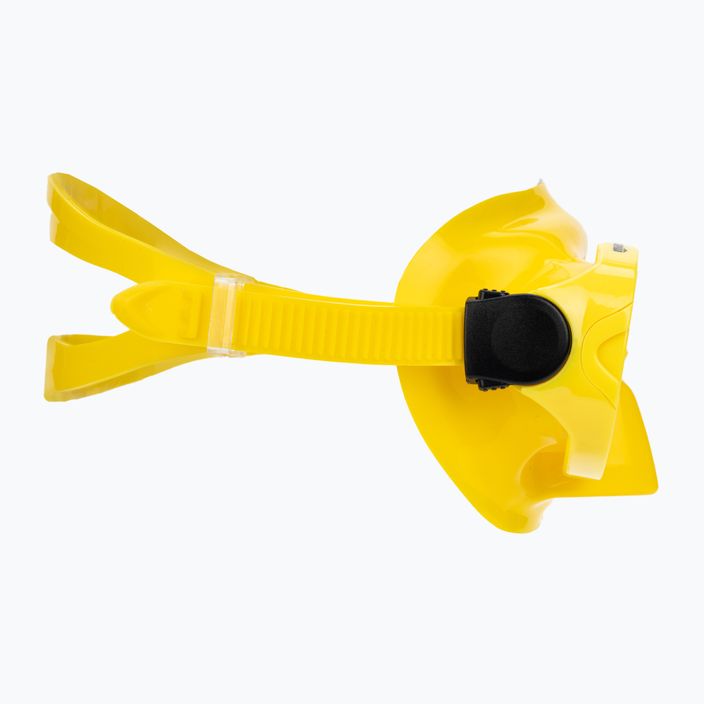 Maschera subacquea per bambini Mares Blenny giallo 3