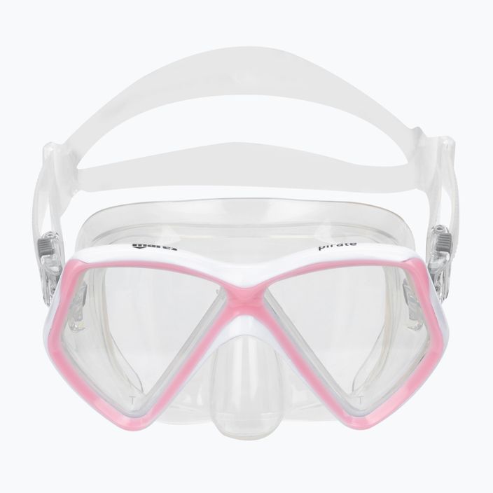 Maschera subacquea Mares Pirate trasparente/rosa per bambini 2